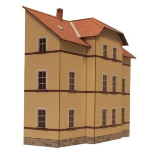 01-20-TT - Vorstadthaus mit gelben Putz