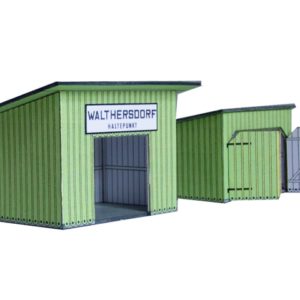 02-01-3-TT - Haltepunkt Walthersdorf mit Lagerschuppen