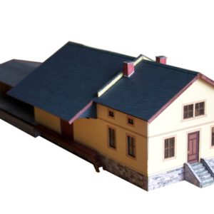 02-06-2-H0 - Bahnhof Schlettau - Güterschuppen