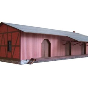 02-08-13-2-H0 - Schönheide Mitte - Güterschuppen