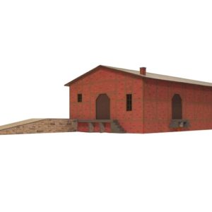 02-08-15-2-H0 - Schönheide Süd - Güterschuppen