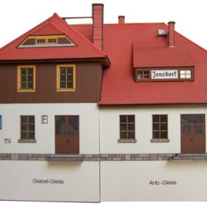 02-12-09-1-H0 - Bahnhof Jonsdorf - Empfangsgebäude