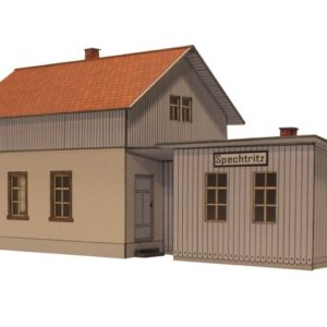 02-16-4-1-H0 - Bahnhof Spechtritz
