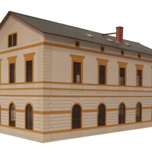 03-10-1-H0 - Sächs.Einheitsbau – Seitenflügel 2,5 - rechts - 5 F