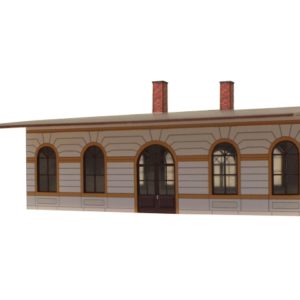 03-10-3-H0 - Sächs.Einheitsbau – Mittelteil - 5 Fensterachsen