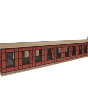 03-14-4-H0 - Sächs. Einheitsbau – Wagenschuppen - lang