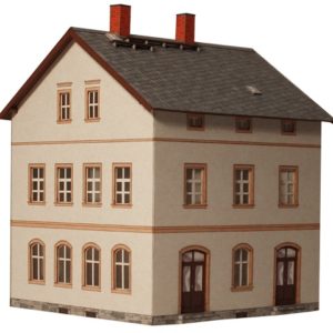 03-16-1-TT - Sächs. Einheitsbau – Nebenbahnhof Empfangsgebäude
