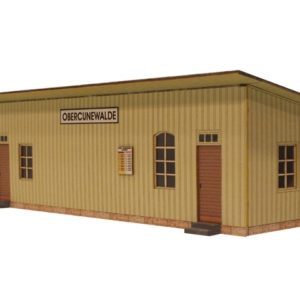 03-19-2-H0 - Wartehalle Obercunewalde ab ca. 1960