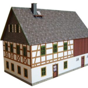 04-04-02-TT-S - FWH Erzgebirge mit Stall - Schieferdach