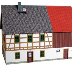 04-04-02-TT-B - FWH Erzgebirge mit Stall - Blechdach