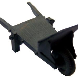 13  Schubkarre flach mit Gummireifen