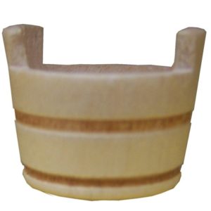 857-24  Holztrog mit Henkel - mini