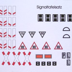 Signaltafelsatz Allgemein - TT