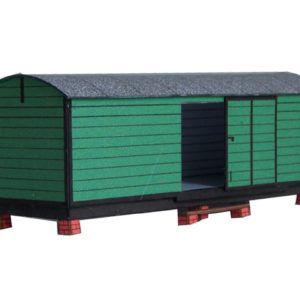 Z-12-04-TT - Sächsischer Länderbahnwagen - grün