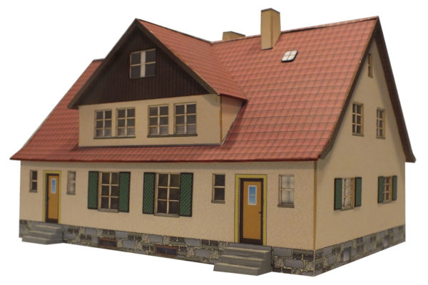 05-04-H0 - Doppelhaus 30er Jahre – Bild 1
